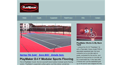 Desktop Screenshot of playmakercourts.com